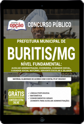Apostila Prefeitura de Buritis - MG em PDF - Nível Fundamental