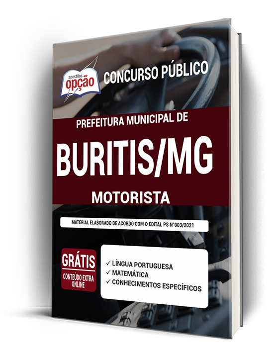 Apostila Prefeitura de Buritis - MG 2021 - Motorista
