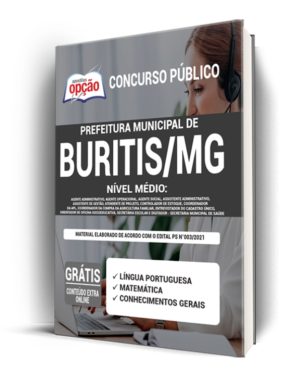 Apostila Prefeitura de Buritis - MG 2021 - Nível Médio