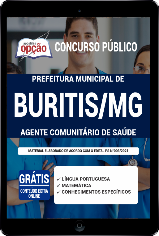 Apostila Prefeitura de Buritis - MG PDF Agente Comunitário de Saúde 2021