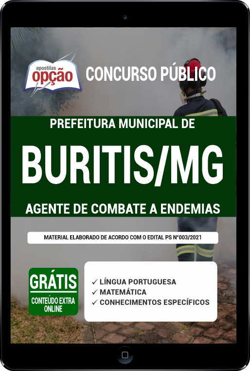 Apostila Pref de Buritis - MG PDF - Agente de Combate a Endemias 2021