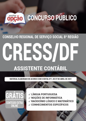 Apostila CRESS - DF - Assistente Contábil