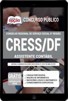 Apostila CRESS - DF em PDF - Assistente Contábil