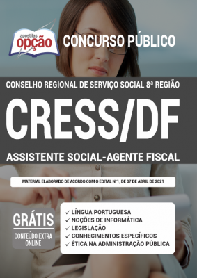 Apostila CRESS - DF - Assistente Social - Agente Fiscal