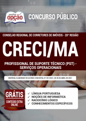 Apostila CRECI - MA - Profissional de Suporte Técnico (PST) - Serviços Operacionais