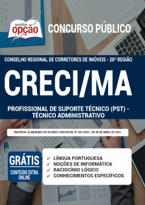 Apostila CRECI - MA - Profissional de Suporte Técnico (PST) -Técnico Administrativo
