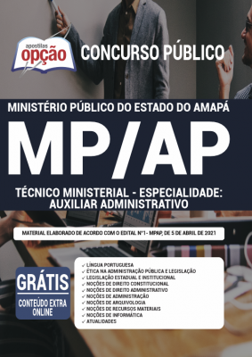 Apostila MP-AP - Técnico Ministerial – Especialidade: Auxiliar Administrativo