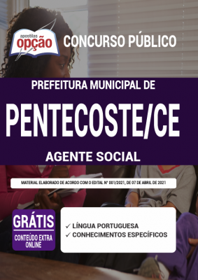 Apostila Prefeitura de Pentecoste - CE - Agente Social