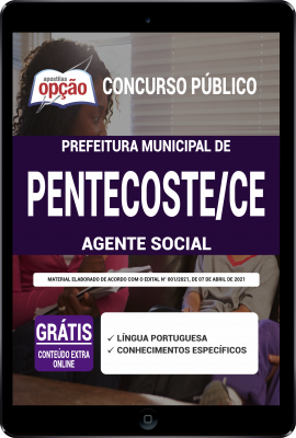 Apostila Prefeitura de Pentecoste - CE em PDF - Agente Social