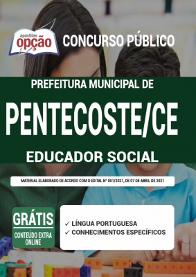 Apostila Prefeitura de Pentecoste - CE - Educador Social