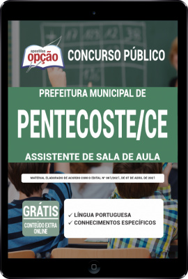 Apostila Prefeitura de Pentecoste - CE em PDF - Assistente de Sala de Aula