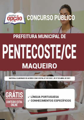 Apostila Prefeitura de Pentecoste - CE - Maqueiro