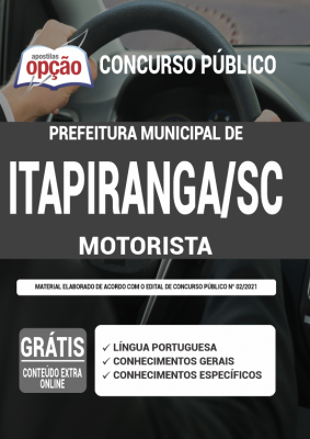 Apostila Prefeitura de Itapiranga - SC - Motorista