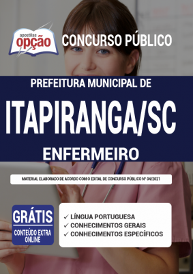 Apostila Prefeitura de Itapiranga - SC - Enfermeiro