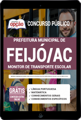 Apostila Prefeitura de Feijó - AC em PDF - Monitor de Transporte Escolar