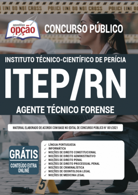 Apostila ITEP-RN - Agente Técnico Forense