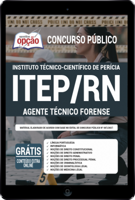Apostila ITEP-RN em PDF - Agente Técnico Forense