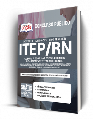 Apostila ITEP-RN - Comum a Todas Especialidades Assistente Técnico Forense