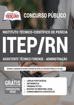 Apostila ITEP-RN - Assistente Técnico Forense - Administração