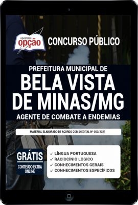 Apostila Prefeitura de Bela Vista de Minas - MG em PDF - Agente de Combate a Endemias