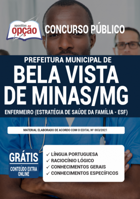 Apostila Prefeitura de Bela Vista de Minas - MG - Enfermeiro (Estratégia de Saúde da Família – ESF)