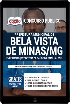 Apostila Prefeitura de Bela Vista de Minas - MG em PDF - Enfermeiro (Estratégia de Saúde da Família – ESF)