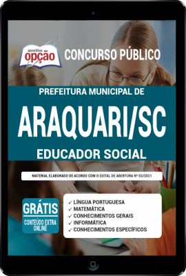 Apostila Prefeitura de Araquari - SC em PDF - Educador Social
