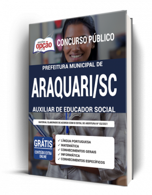 Apostila Prefeitura de Araquari - SC - Auxiliar de Educador Social