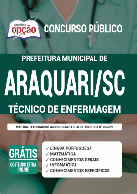 Apostila Prefeitura de Araquari - SC - Técnico de Enfermagem