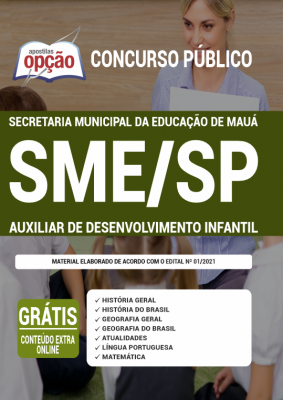 Apostila SME-MAUÁ-SP - Auxiliar de Desenvolvimento Infantil