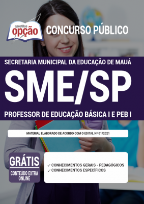 Apostila SME-MAUÁ-SP - Professor de Educação Básica I - PEB I