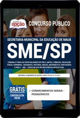 Apostila SME-MAUÁ-SP em PDF - Comum a Todas as Especialidades de PEB II