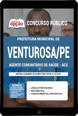 Apostila Prefeitura de Venturosa - PE em PDF - Agente Comunitário de Saúde - ACS