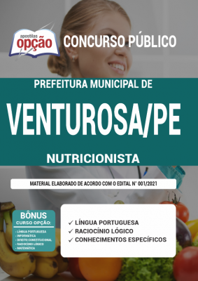 Apostila Prefeitura de Venturosa - PE - Nutricionista