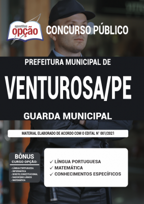 Apostila Prefeitura de Venturosa - PE - Guarda Municipal