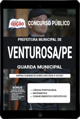 Apostila Prefeitura de Venturosa - PE em PDF - Guarda Municipal