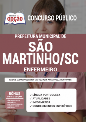 Apostila Prefeitura de São Martinho - SC - Enfermeiro