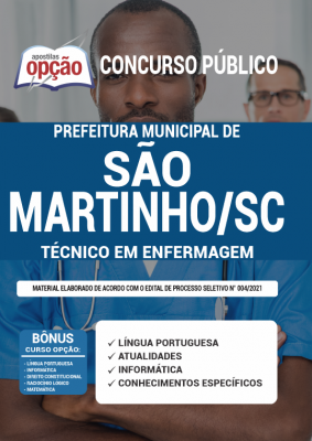 Apostila Prefeitura de São Martinho - SC - Técnico em Enfermagem