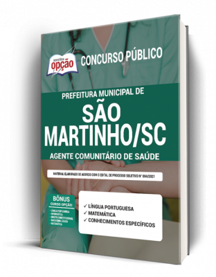 Apostila Prefeitura de São Martinho - SC - Agente Comunitário de Saúde