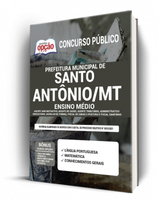 Apostila Prefeitura de Santo Antônio do Leste - MT - Ensino Médio