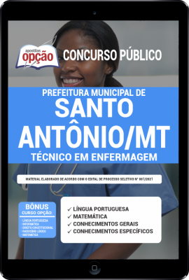 Apostila Prefeitura de Santo Antônio do Leste - MT em PDF - Técnico de Enfermagem