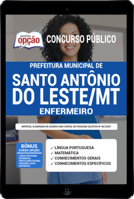 Apostila Prefeitura de Santo Antônio do Leste - MT em PDF - Enfermeiro