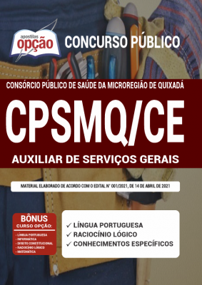 Apostila CPSMQ-CE - Auxiliar de Serviços Gerais