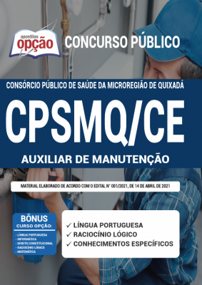 Apostila CPSMQ-CE - Auxiliar de Manutenção