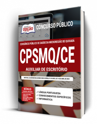 Apostila CPSMQ-CE - Auxiliar de Escritório