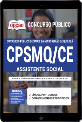 Apostila CPSMQ-CE em PDF - Assistente Social