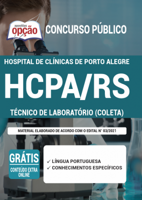 Apostila HCPA-RS - Técnico de Laboratório (Coleta)