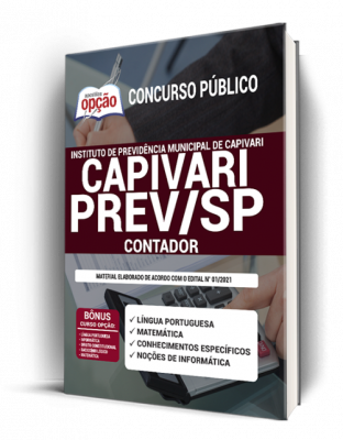 Apostila Capivari Prev - SP - Contador