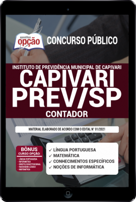 Apostila Capivari Prev - SP em PDF - Contador