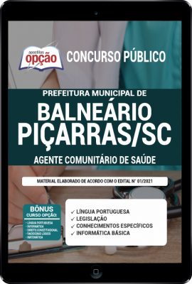 Apostila Prefeitura de Balneário Piçarras - SC em PDF - Agente Comunitário de Saúde